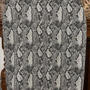 Ann Taylor snake pattern- Black and cream pencil skirt NEW!